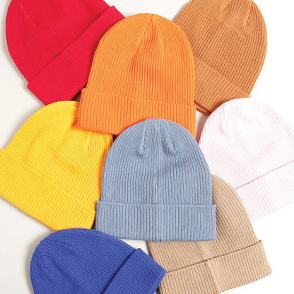 Copper Cotton Knitted Beanies
