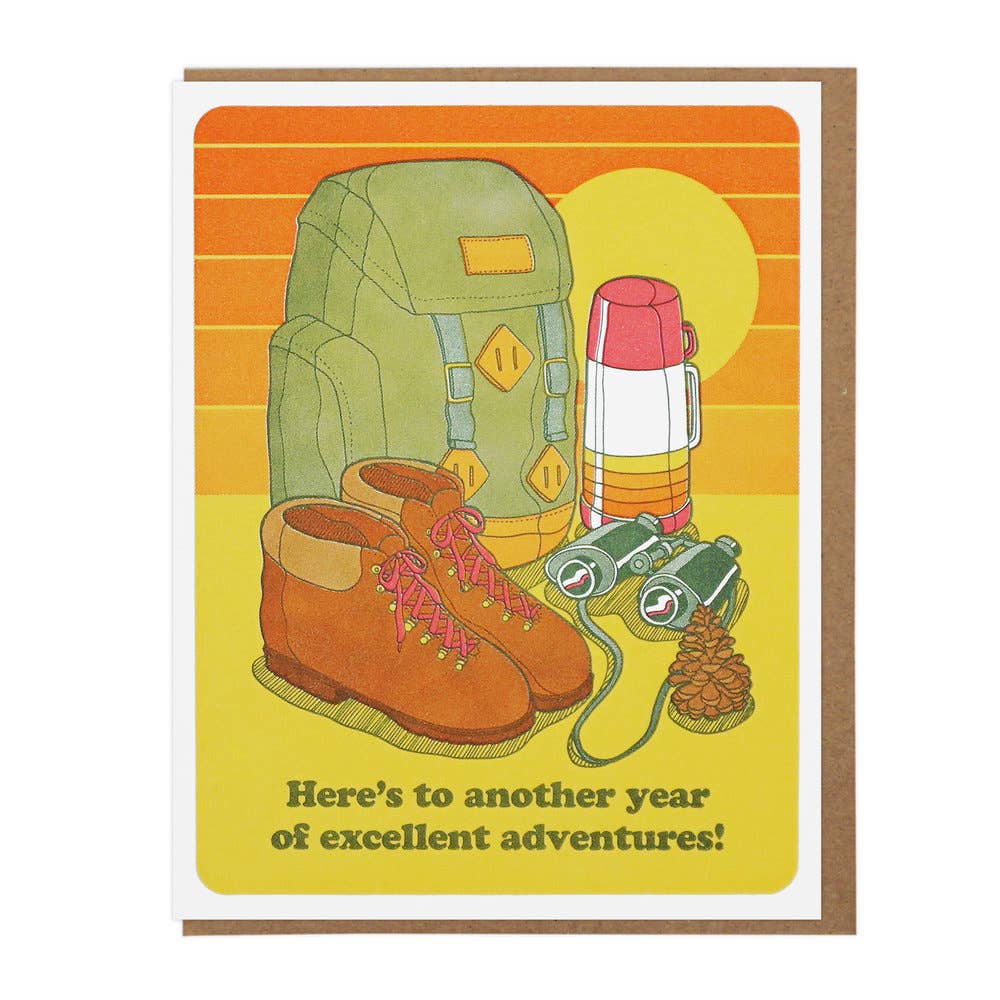 Excellent Adventures Birthday Greeting Card