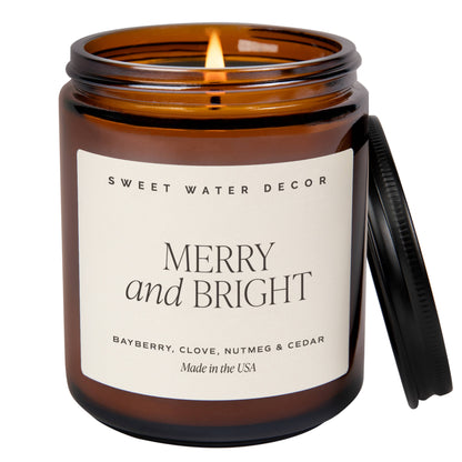 Merry and Bright 9 oz Soy Candle - Home Decor & Gifts