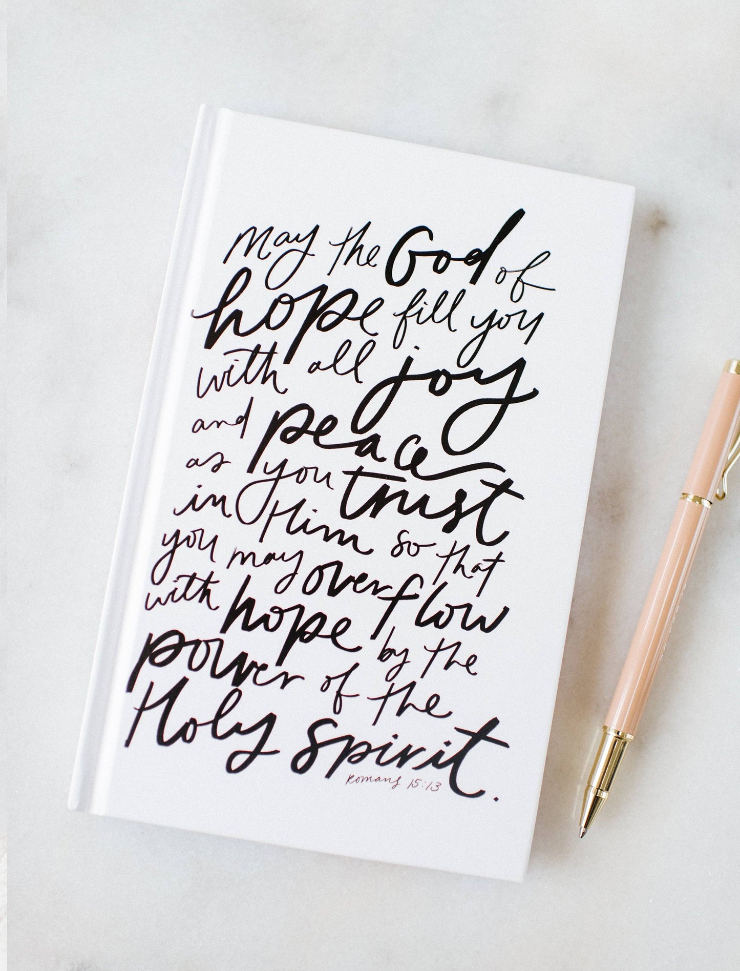 Hardcover Journal: May the God of hope