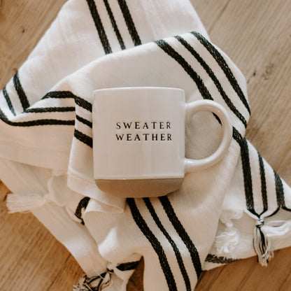 Suéter clima taza de café