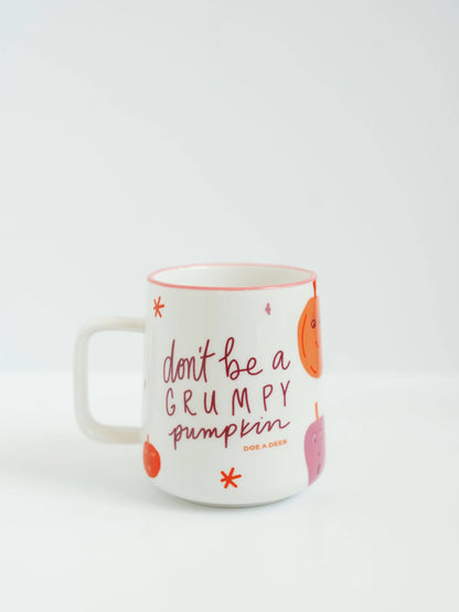 Grumpy Pumpkin Fall Halloween Mug