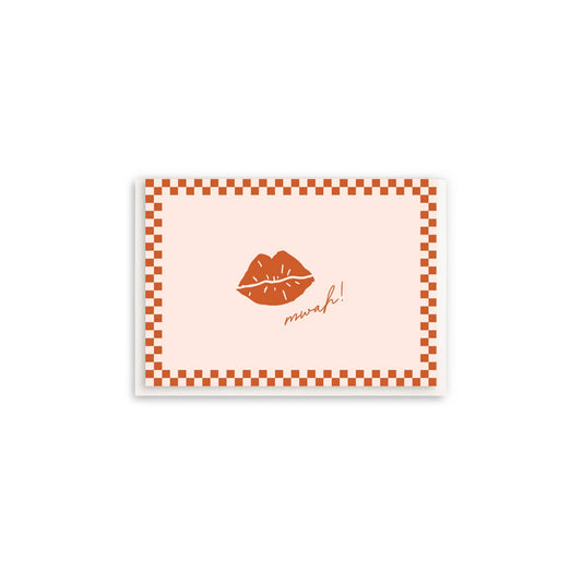 Mwah! - Enclosure Greeting Card