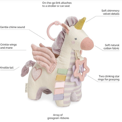 Pegasus Activity Plush with Teether Toy