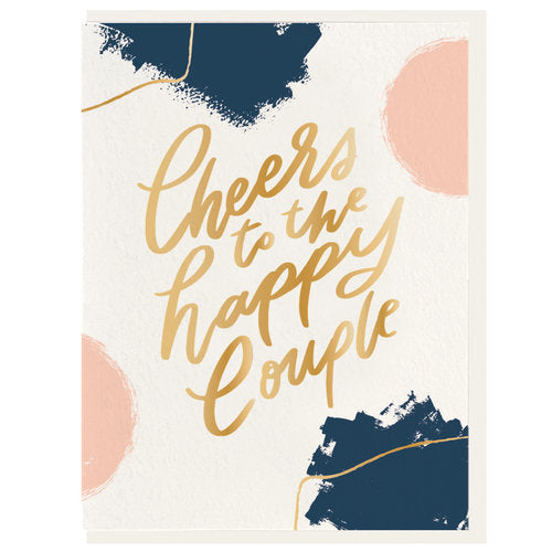 Cheers To The Happy Couple - Foil Card