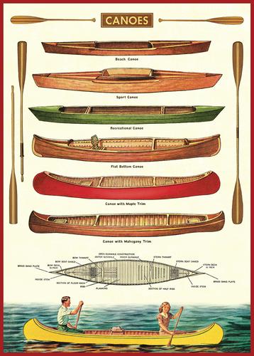 Canoe: 20x28 Poster