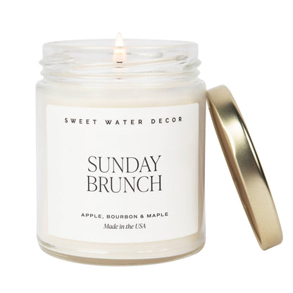 Sunday Brunch Soy Candle - Clear Jar