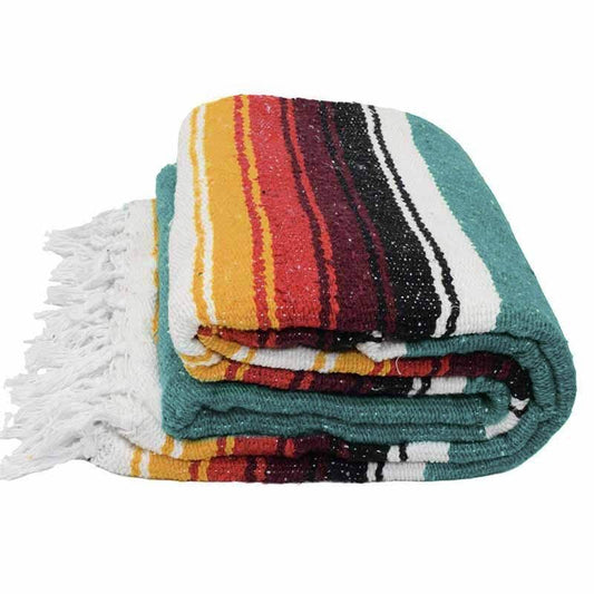 Cobija de Yoga Turquesa Sunset Baja Diamond