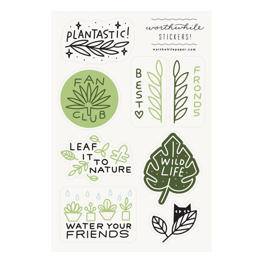 Plants Sticker Sheet (set of 2)