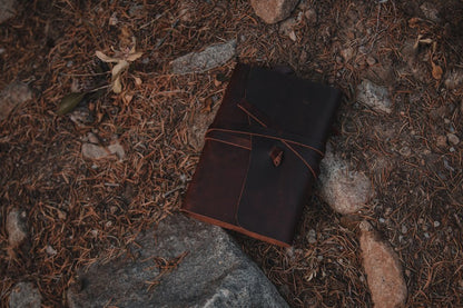 Traveler's Journal - Dark Walnut Large